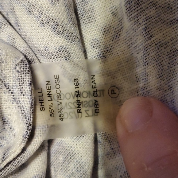 Tommy Hilfiger Paisley Blue Dress Size 8 - Picture 7 of 8